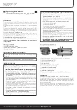 Preview for 3 page of Sygonix 43525S Operating Instructions Manual