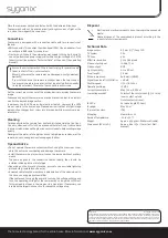 Preview for 4 page of Sygonix 43596D Operating Instructions Manual