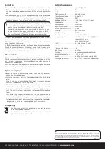 Preview for 8 page of Sygonix 59412W1 Operating Instructions Manual