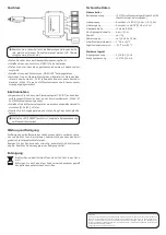 Preview for 2 page of Sygonix 751728 Operating Instructions Manual