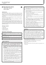 Preview for 3 page of Sygonix 751728 Operating Instructions Manual