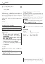 Preview for 2 page of Sygonix 751848 Operating Instructions