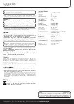 Preview for 2 page of Sygonix 754369 Operating Instructions Manual