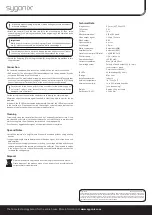 Preview for 4 page of Sygonix 754369 Operating Instructions Manual