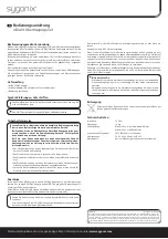 Sygonix D39616 Operating Instructions preview