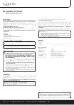 Preview for 2 page of Sygonix D39616 Operating Instructions