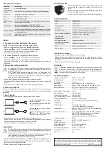 Preview for 8 page of Sygonix Starlight 720P Operating Instructions Manual