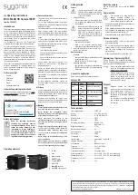 Preview for 2 page of Sygonix SY-4479734 Operating Instructions