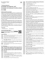 Preview for 1 page of Sygonix SY-4504970 Operating Instructions Manual