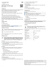 Предварительный просмотр 2 страницы Sygonix SY-4722058 Operating Instructions