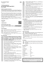 Sygonix SY-VRU214-2 Operating Instructions preview