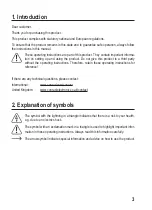 Preview for 3 page of Sygonix UH-730 Operating Instructions Manual