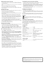 Preview for 4 page of Sygonix WF 90 Operating Instructions Manual