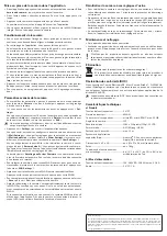 Preview for 6 page of Sygonix WF 90 Operating Instructions Manual