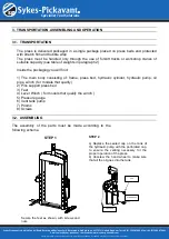 Предварительный просмотр 8 страницы Sykes-Pickavant 53436000 User & Maintenance Manual