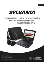 Предварительный просмотр 2 страницы Sylvania 058465795290 Manual