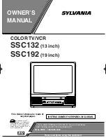 Sylvania 13 Inch SSC132 Owner'S Manual preview