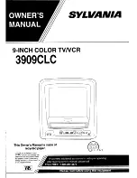 Preview for 1 page of Sylvania 3909CLC Owner'S Manual