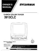 Sylvania 3913CLC Owner'S Manual preview