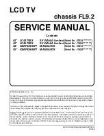 Preview for 1 page of Sylvania 42MF439B Service Manual