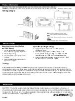 Preview for 2 page of Sylvania 60762 Installation Manual