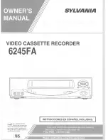 Sylvania 6245FA Owner'S Manual preview