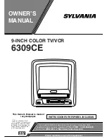 Предварительный просмотр 1 страницы Sylvania 6309CE Owner'S Manual