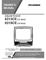 Sylvania 6313CE Owner'S Manual preview