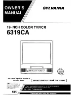 Sylvania 6319CA Owner'S Manual preview