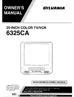 Sylvania 6325CA Owner'S Manual preview