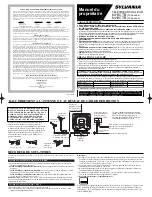 Preview for 5 page of Sylvania 6413CTB, 6419CTB Owner'S Manual