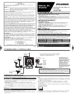 Preview for 5 page of Sylvania 6419TBF Owner'S Manual