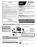 Предварительный просмотр 1 страницы Sylvania 6420FE Owner'S Manual