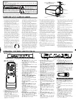 Preview for 2 page of Sylvania 6427CTF Owner'S Manual