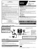 Sylvania 6427FE Owner'S Manual preview