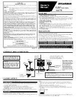 Sylvania 6427TE Owner'S Manual предпросмотр