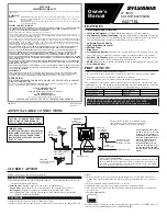 Preview for 1 page of Sylvania 6427TEL Owner'S Manual