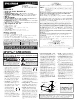 Sylvania 6432TF Owner'S Manual предпросмотр