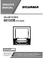 Sylvania 6513DE Owner'S Manual preview