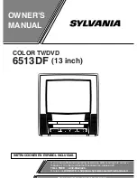 Preview for 1 page of Sylvania 6513DF Owner'S Manual