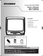 Sylvania 6513DG Owner'S Manual preview