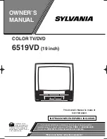 Sylvania 6519VD Owner'S Manual preview