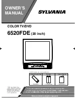 Sylvania 6520FDE Owner'S Manual preview