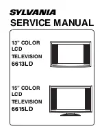 Sylvania 6613LD Service Manual предпросмотр