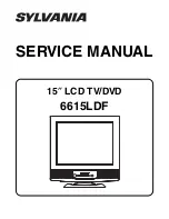 Preview for 1 page of Sylvania 6615LDF Service Manual