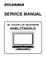 Preview for 1 page of Sylvania 6626LCT Service Manual