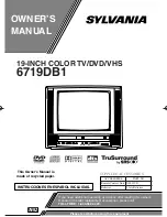 Preview for 1 page of Sylvania 6719DB1 Owner'S Manual