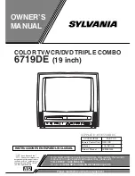 Sylvania 6719DE Owner'S Manual preview