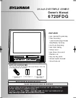 Preview for 1 page of Sylvania 6720FDG Owner'S Manual