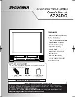 Preview for 1 page of Sylvania 6724DG Owner'S Manual